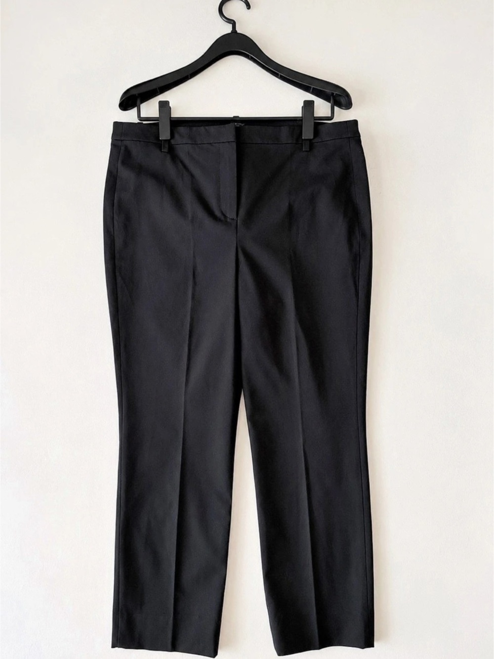 J.Crew Straight Leg Pants in Black Size 14 NWT
